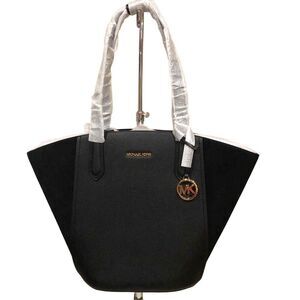 MICHAEL KORS Portia Black Large Stunning Leather & Suede Tote NWT